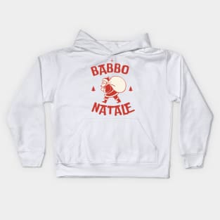 Babbo Natale Italian Santa Clause Kids Hoodie